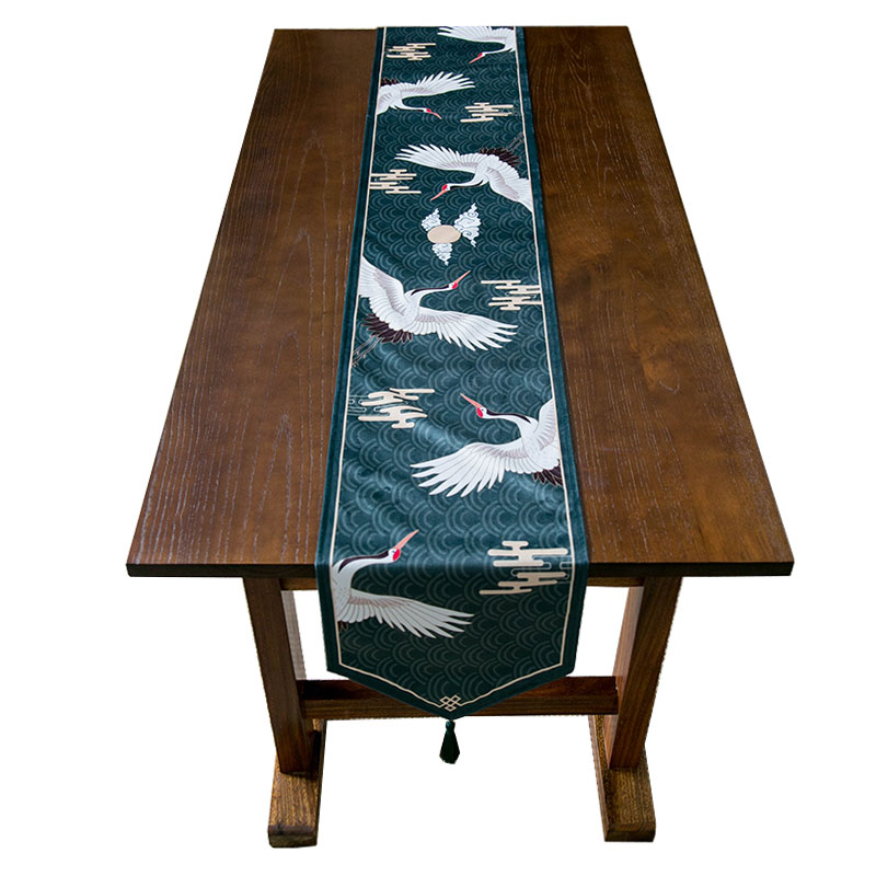 UpgradeZen New Chinese Table Runner Tablecloth