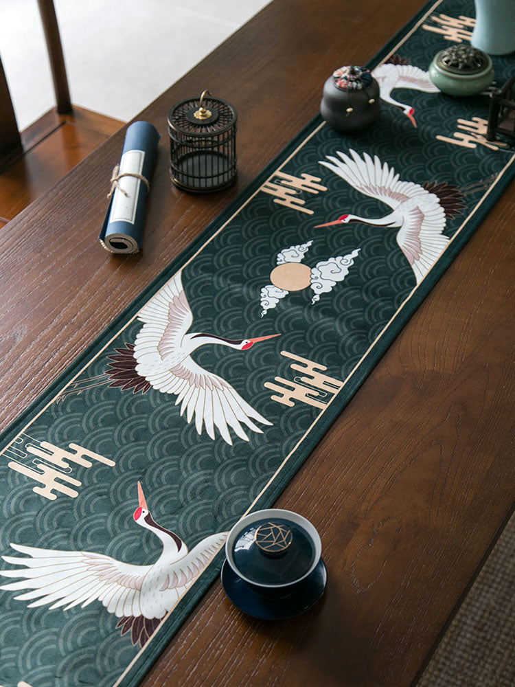 UpgradeZen New Chinese Table Runner Tablecloth
