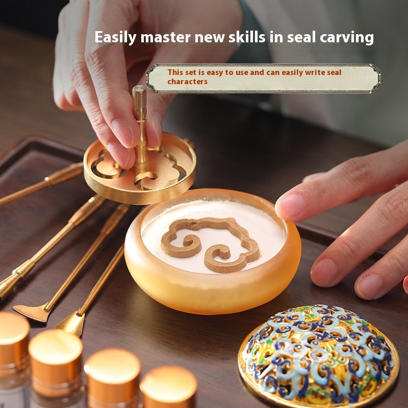 Household Zen Pure Copper Incense Seal Tool